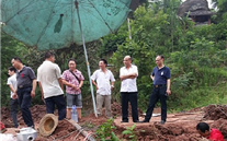 集團公司領導視察銅梁公司長輸管線建設