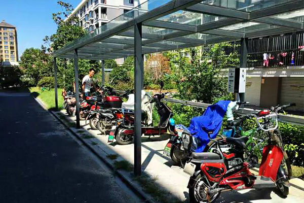 充電樁現場安裝案例